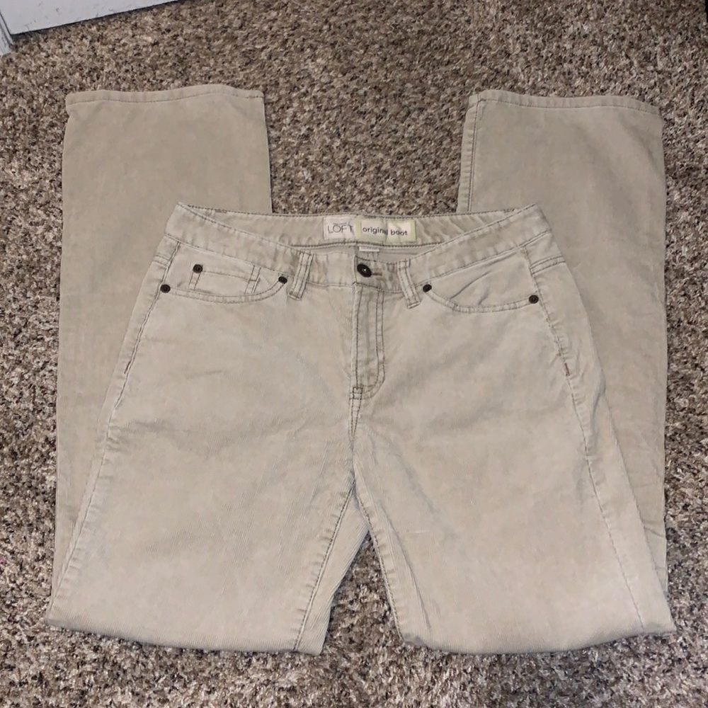 Like new original boot cut corduroy by LOFT
